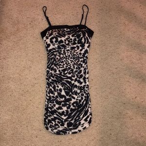 Leopard fitted dress